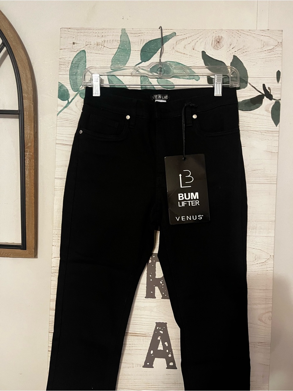 VENUS Black Skinny Bum Lifter Jeans